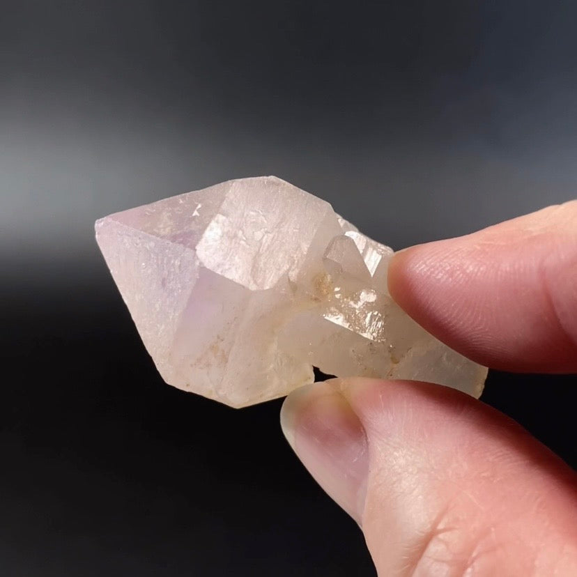 Light Smoky Amethyst Scepter Crystal with Trigon