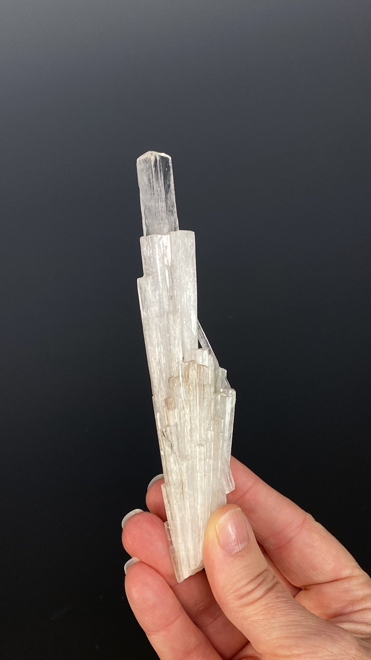 Clear Scolecite Crystal Cluster / Spray