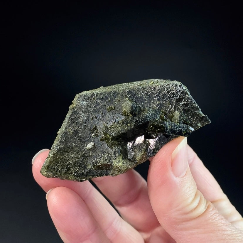 Epidote and Magnetite Specimen, Ras Koh Mountains, Kharan, Balochistan, Pakistan