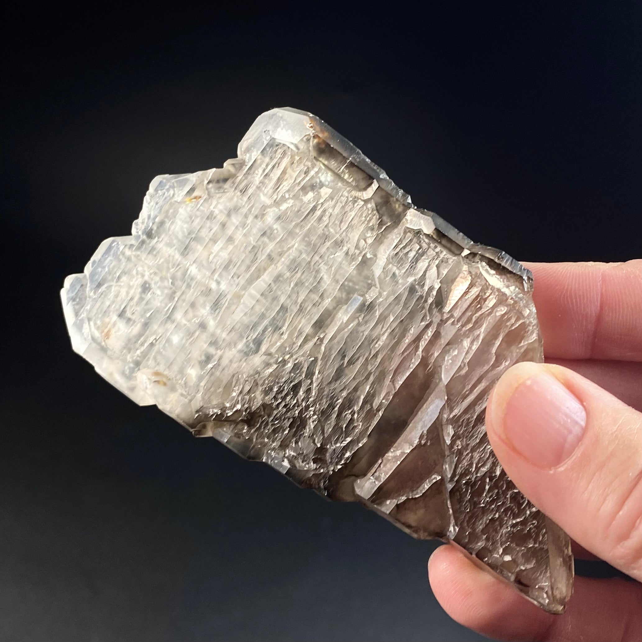 Unique Tabular Smoky Quartz Crystal
