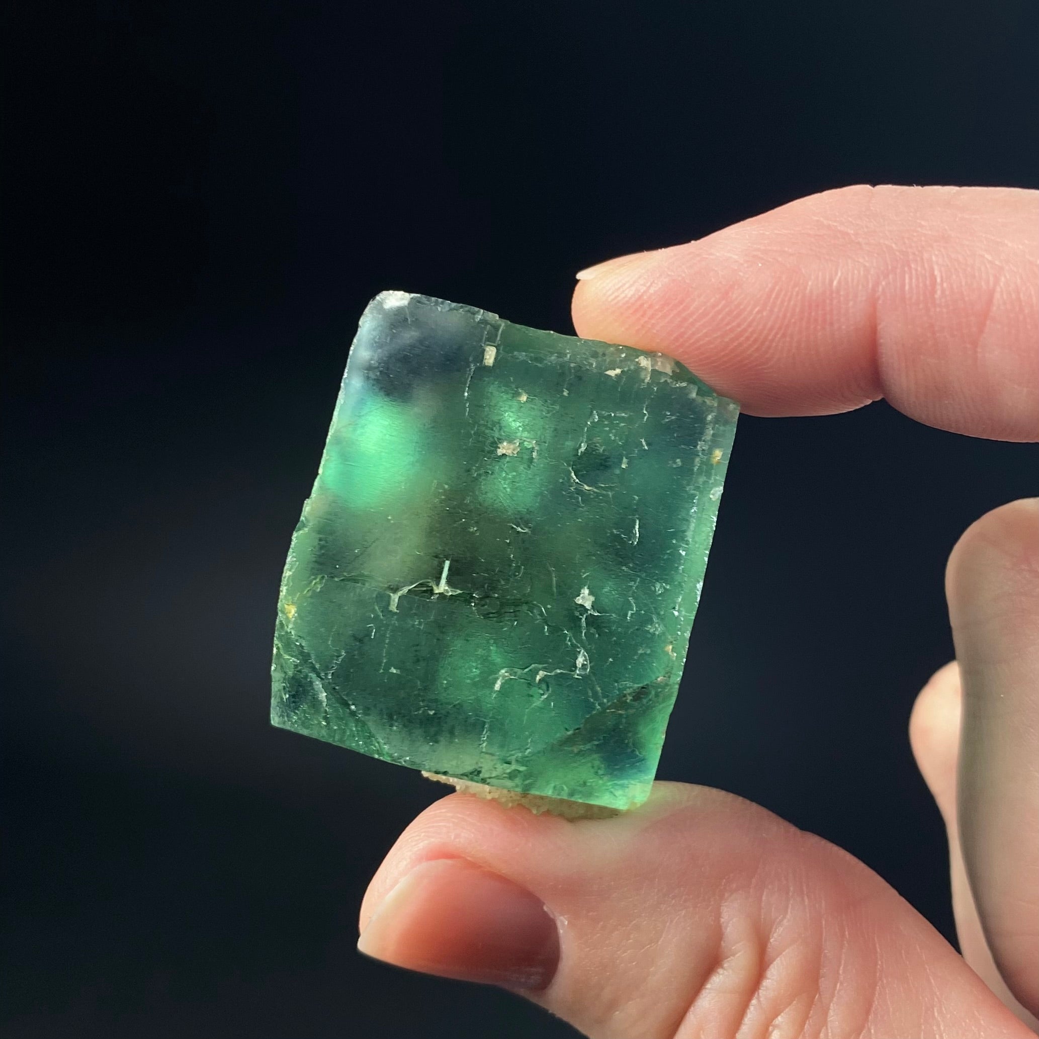 Green Cubic Fluorite Specimen, Okorusu Mine, Namibia
