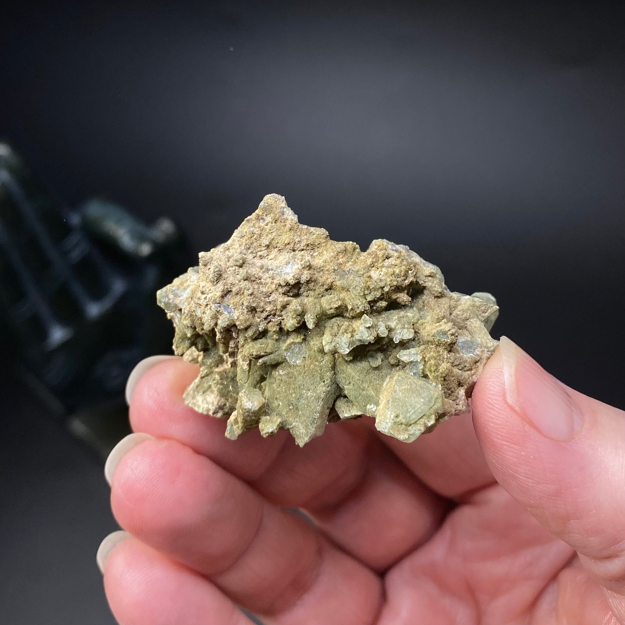 Chlorite Included Quartz Cluster