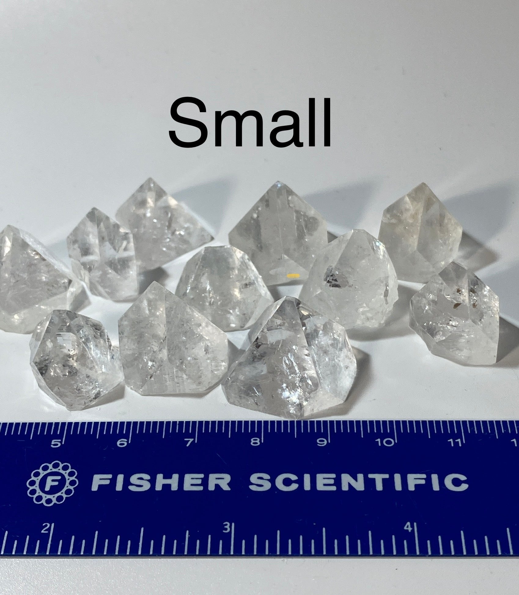 ONE Clear Apophyllite Crystal Point with Brilliant Luster, Four Sizes Available