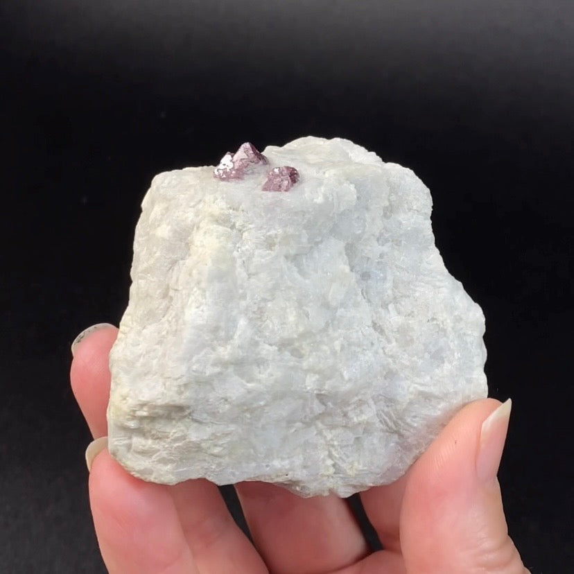 Red Spinel Crystals on Matrix from Hunza, Pakistan