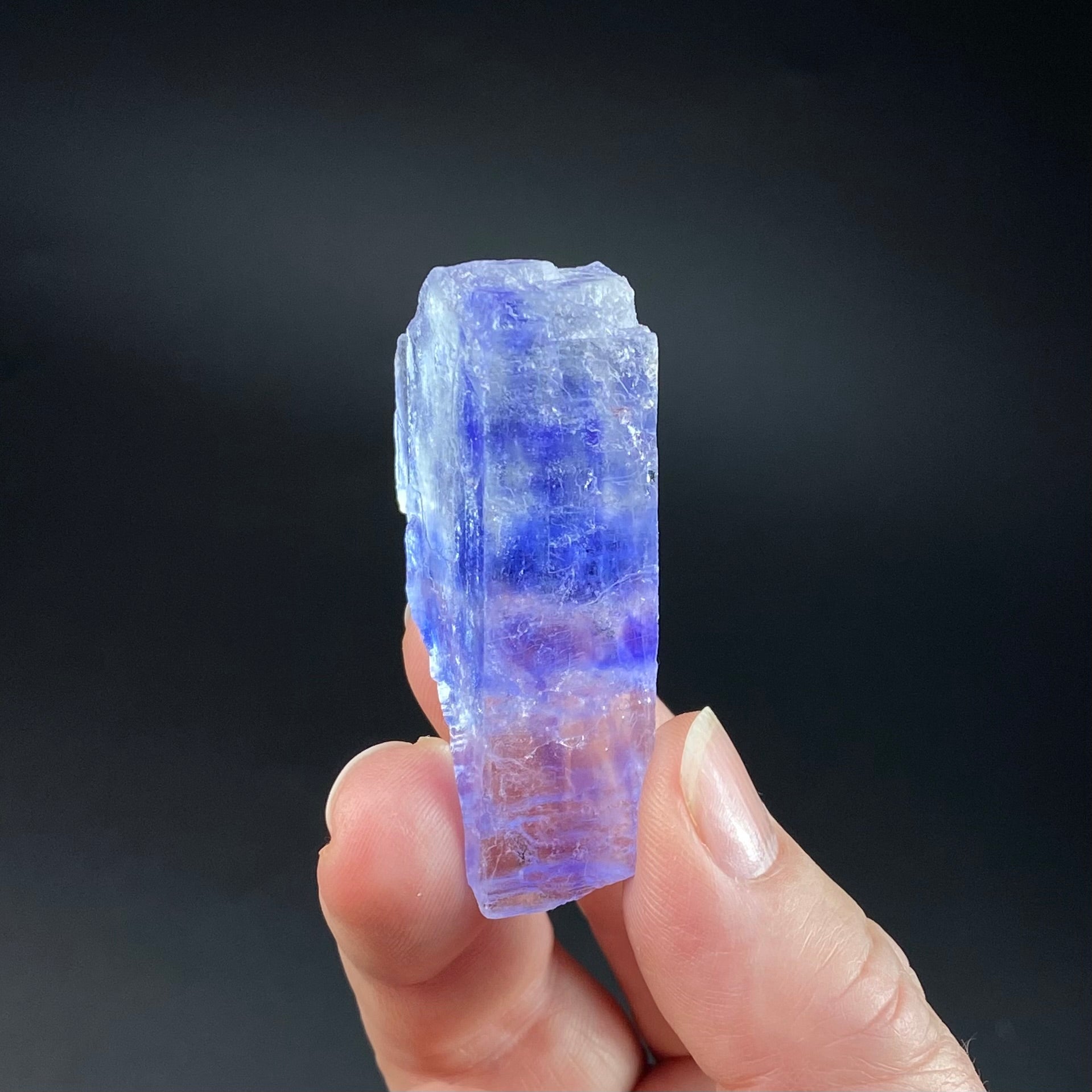 Blue Halite Crystal Specimen from Turkey