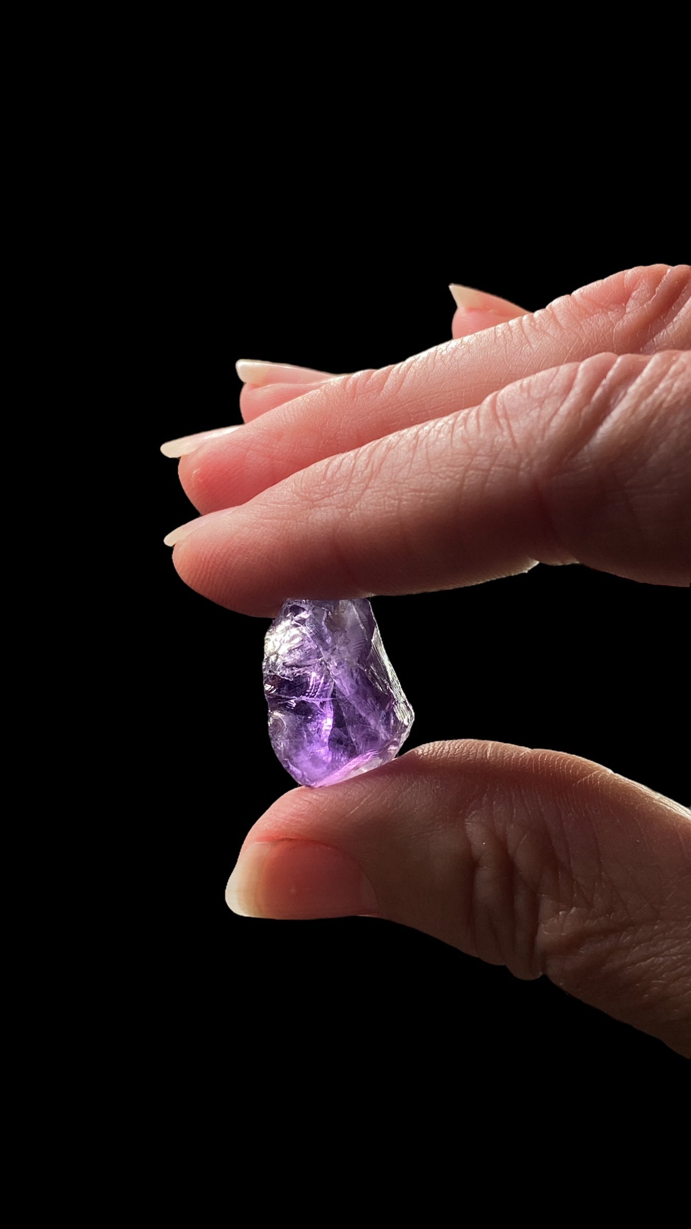 Deep Purple Amethyst Quartz Crystal
