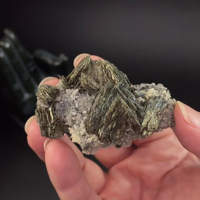 Pyrite After Pyrrhotite with Quartz from Trepca Mine Complex, Kosovo