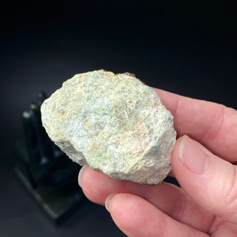 Orange Garnet Crystals on Matrix from Mohmand Agency, Pakistan
