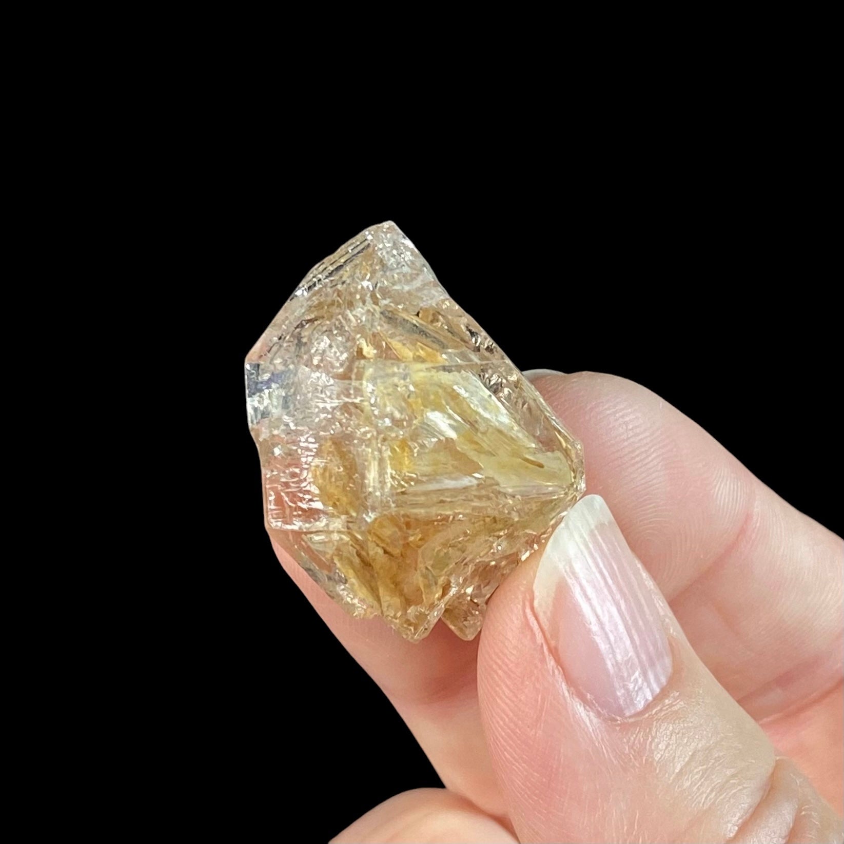 Doubly Terminated Fenster Quartz Crystal