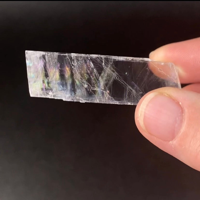 Rainbow Optical Calcite Specimen from Madagascar