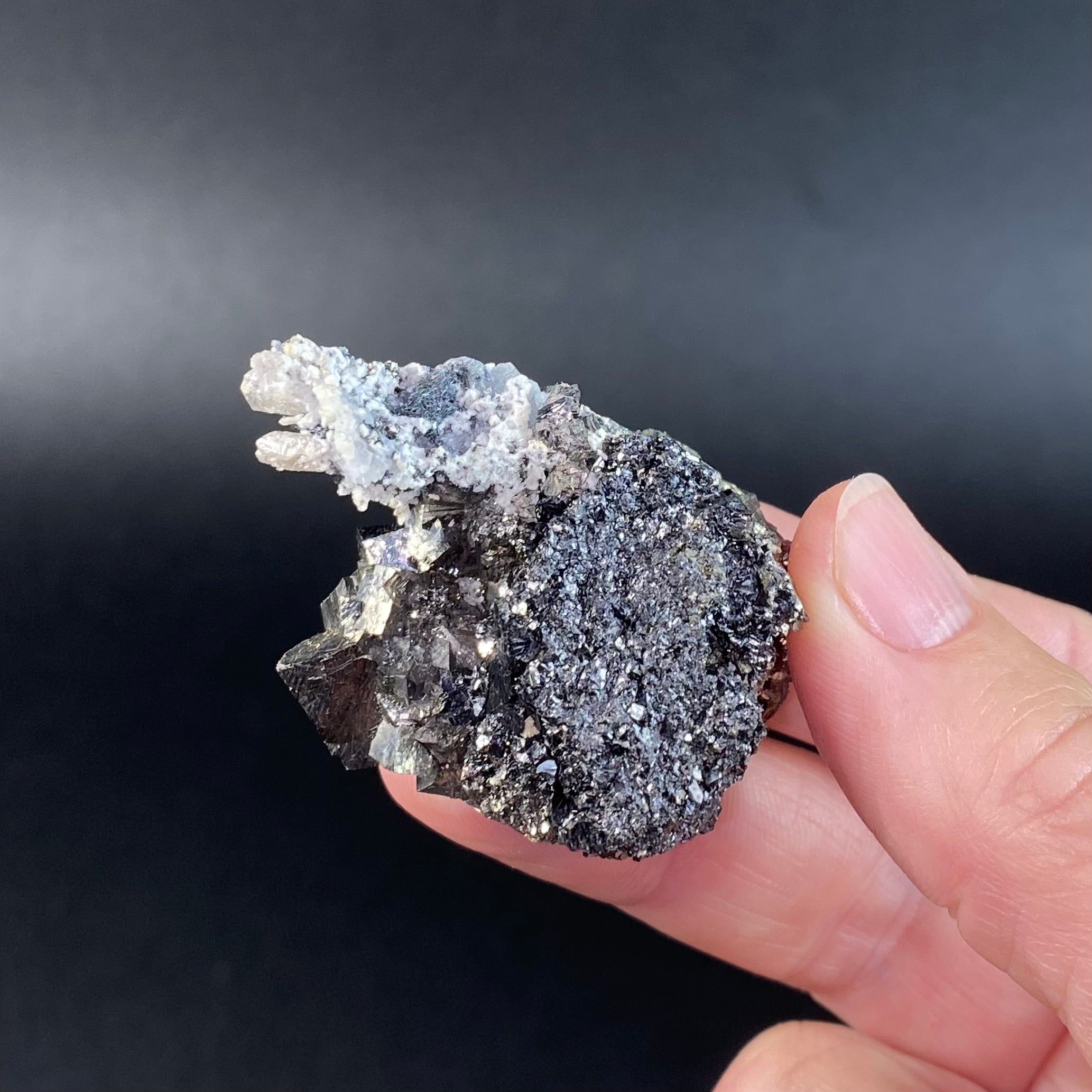 Arsenopyrite Cluster with Quartz & Sphalerite from Trepca Mine Complex, Kosovo