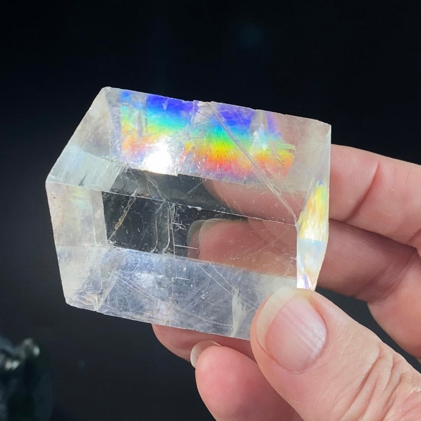 Rainbow Iceland Spar Optical Calcite Specimen from Brazil