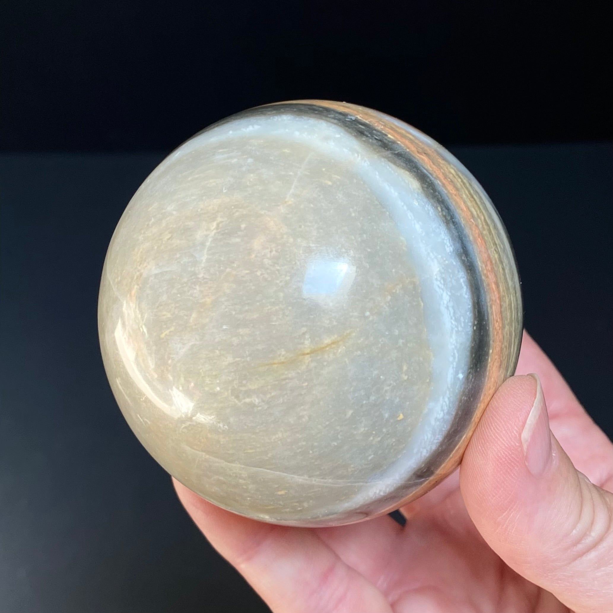 Banded Calcite Polished Sphere 68 mm
