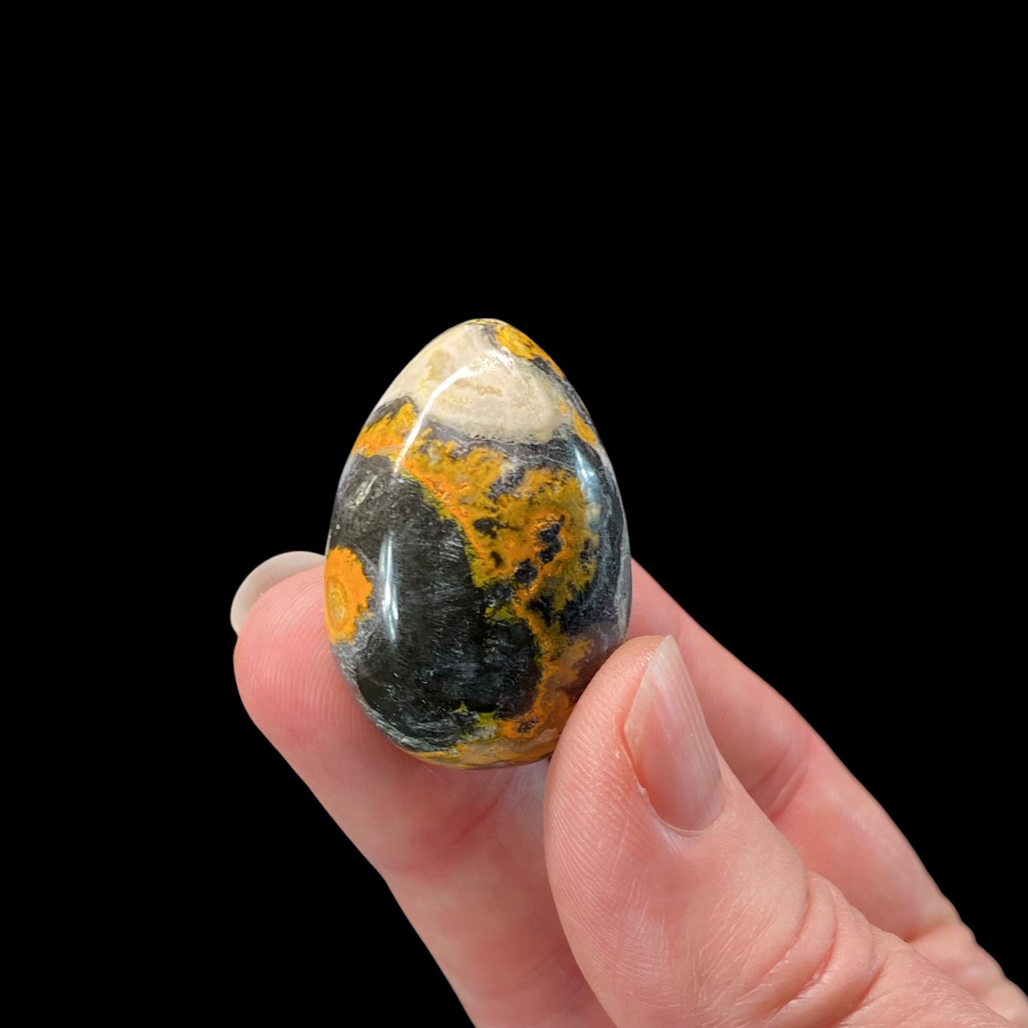 ONE (1) Bumblebee Jasper Tumble Stone