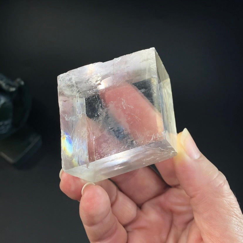 Rainbow Iceland Spar Optical Calcite Specimen from Brazil