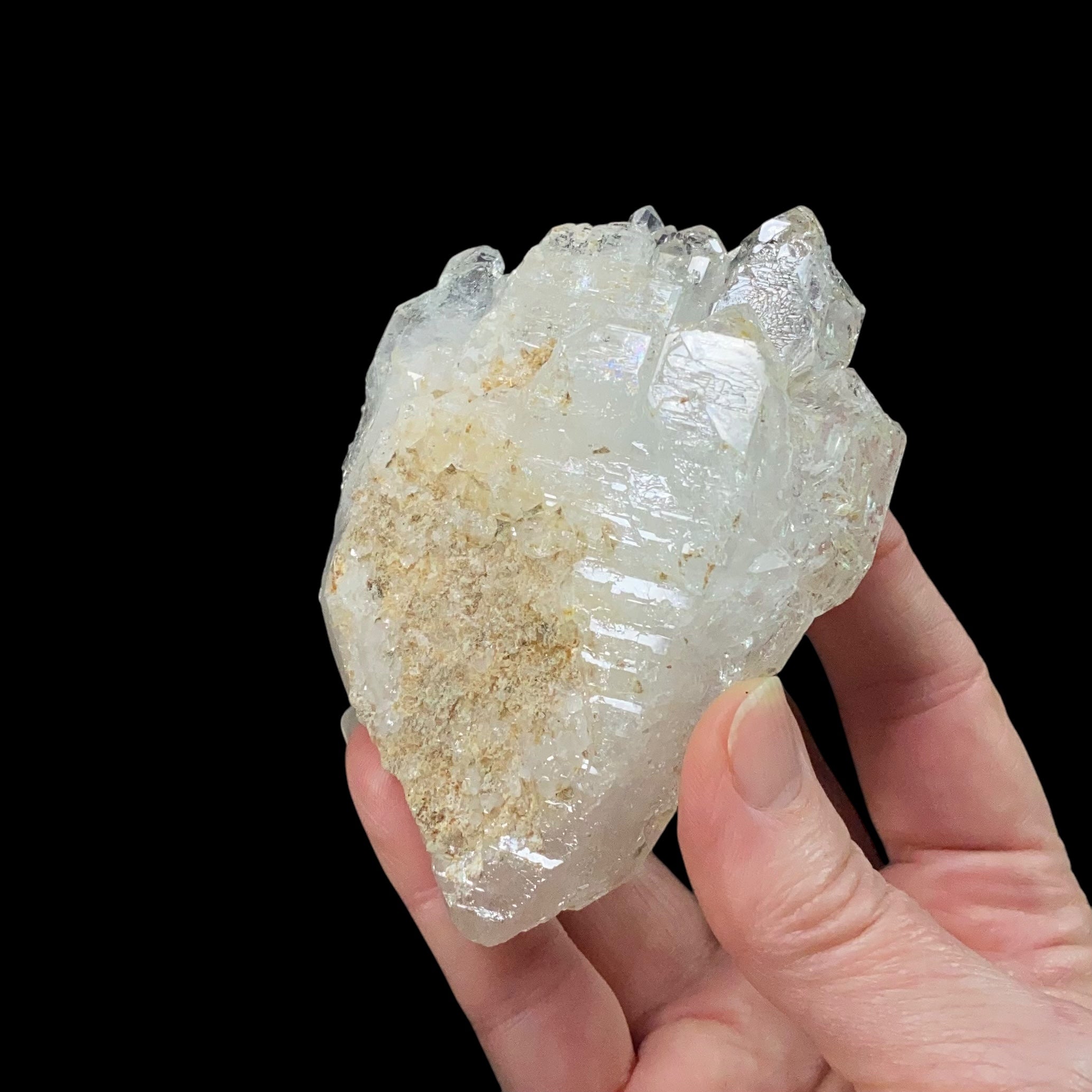 Elestial Clear Quartz Crystal Cluster