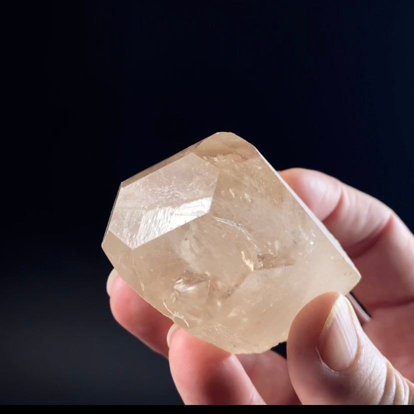 Extra Large Champagne Topaz Crystal with Complete Termination