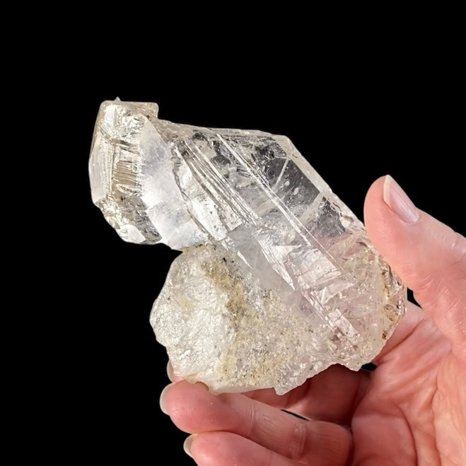 Unique Fenster Skeletal Tabular Quartz Crystal from Balochistan Pakistan