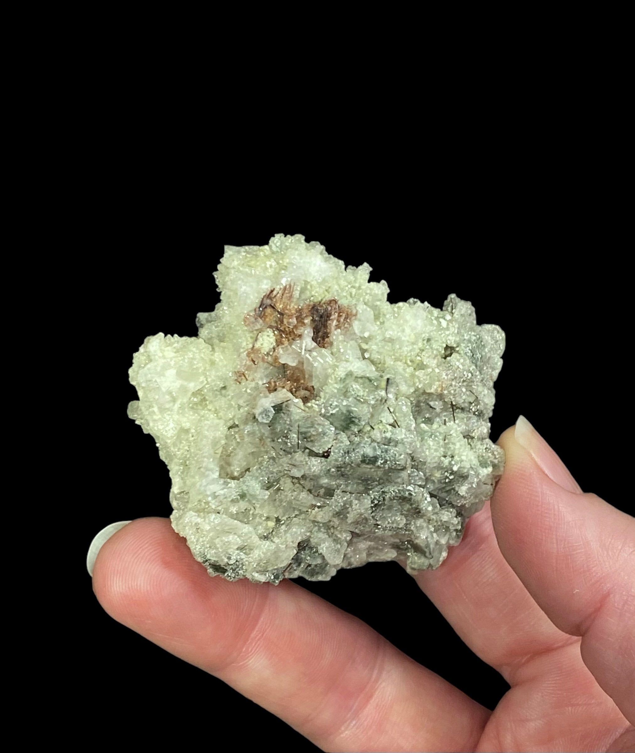 Cleavelandite Cluster with Red Copper Color Rutile from Shigar Valley, Pakistan