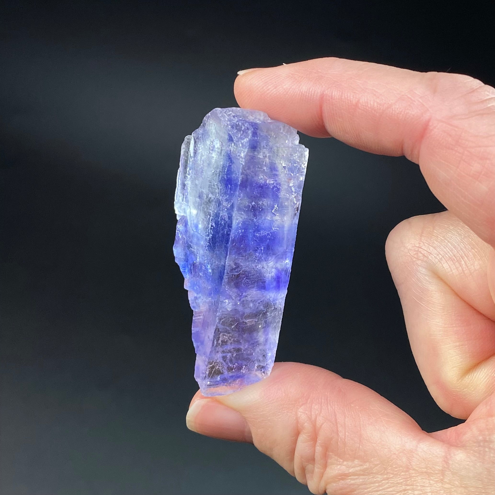 Blue Halite Crystal Specimen from Turkey