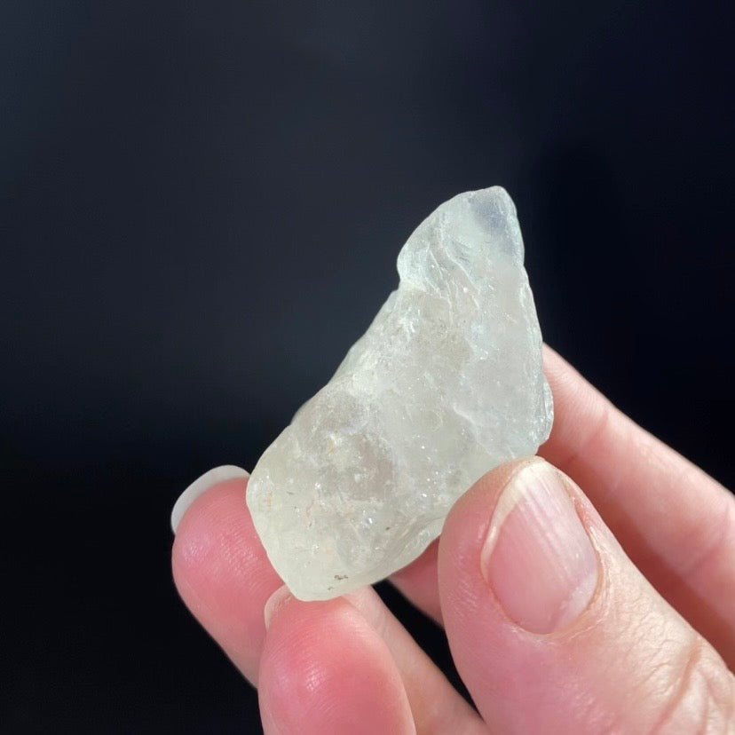 River Tumbled Clear Topaz Crystal from Brazil