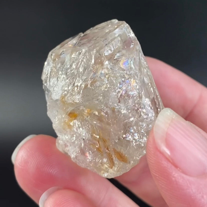 Double Terminated Fenster Window Quartz Crystal