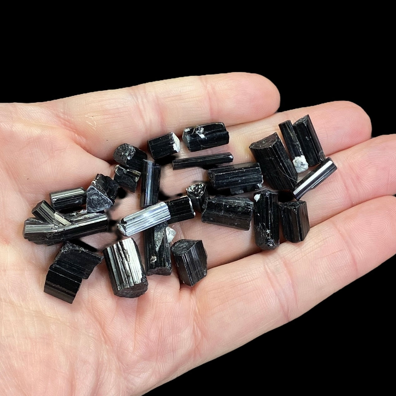 Black Tourmaline Schorl Crystal Lot 10 to 40 grams