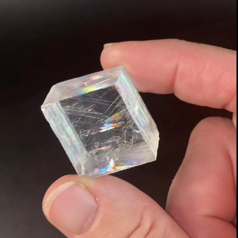 Rainbow Optical Calcite Specimen from Madagascar