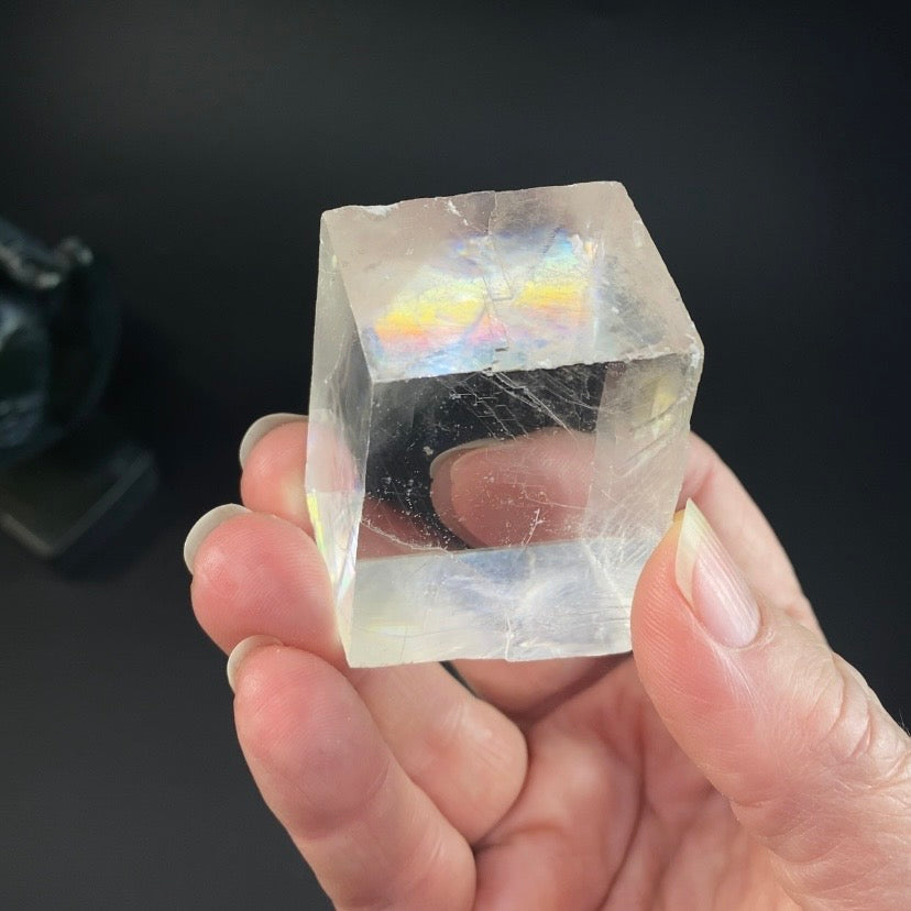 Rainbow Iceland Spar Optical Calcite Specimen from Brazil