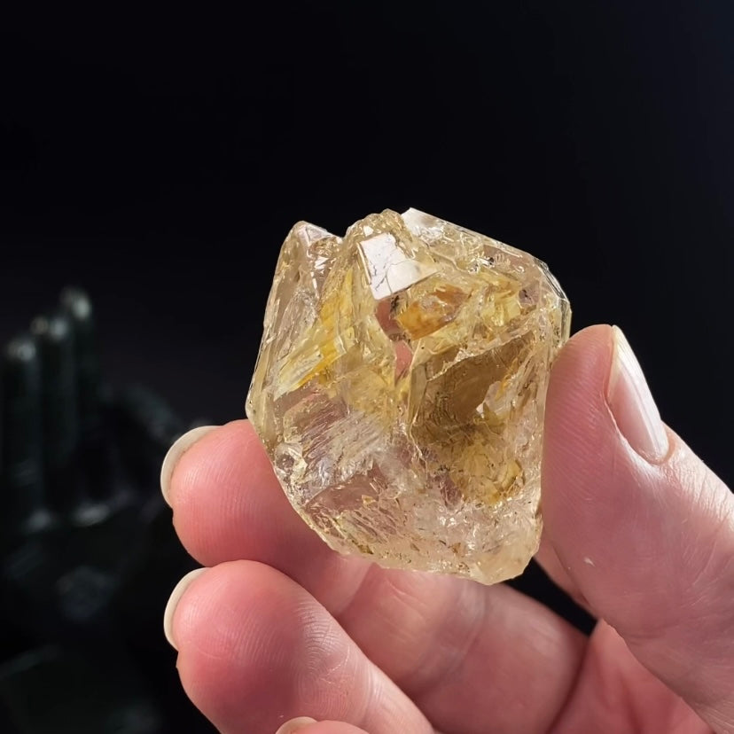 Double Terminated Fenster Window Quartz Crystal