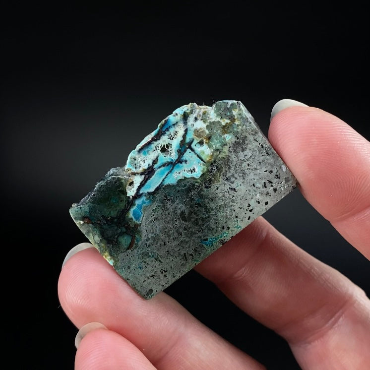 Chrysocolla & Copper Indonesian Copper Web Specimen