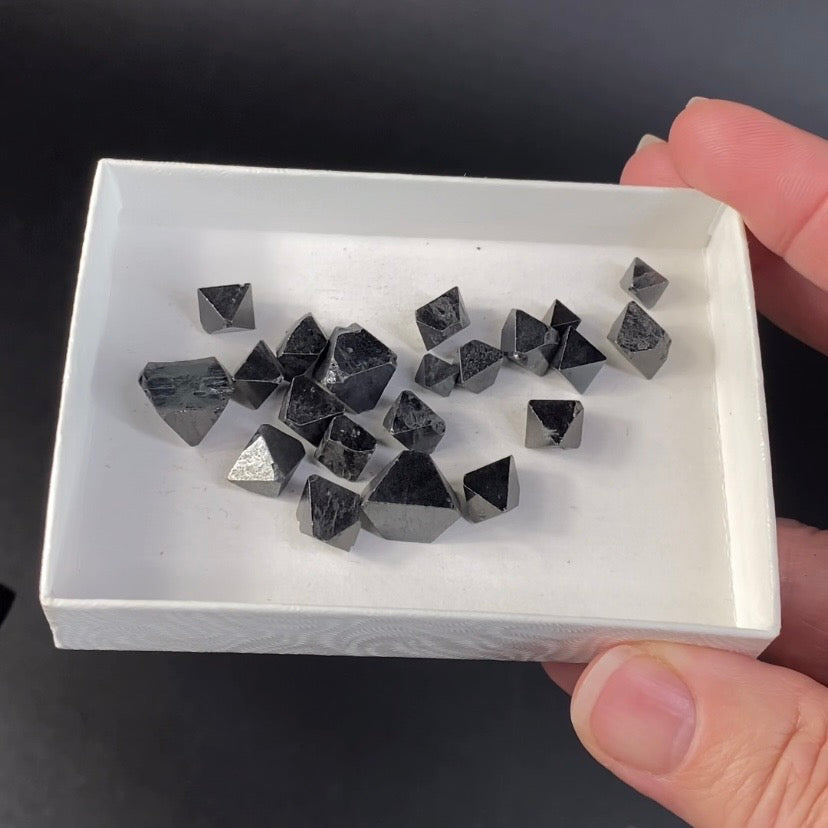 Magnetite Octahedron Crystal Lot 20 Grams