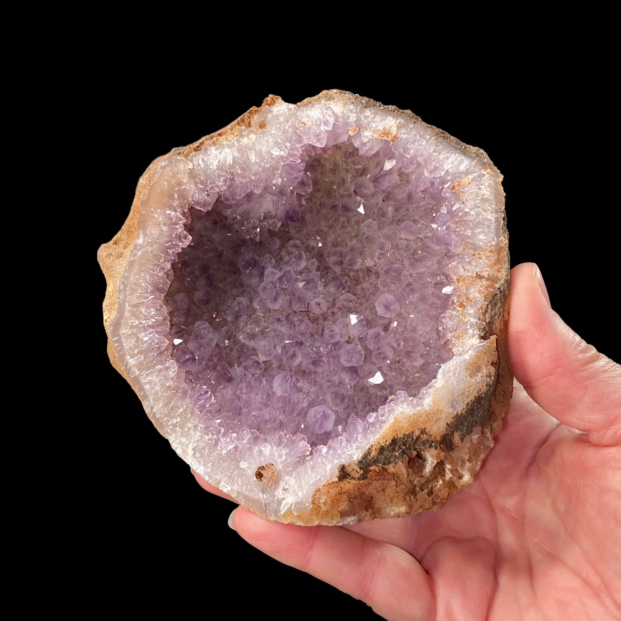 Complete Purple Amethyst Geode from Maharashtra, India