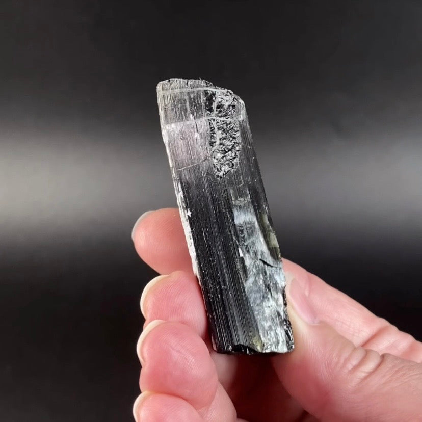 Black Tourmaline Schorl Crystal from Shigar Valley, Pakistan