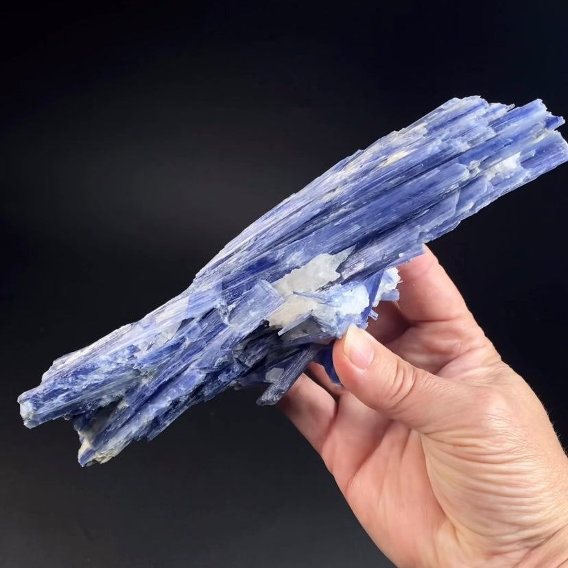 Blue Kyanite and Quartz Specimen from Minas Gerais, Brazil