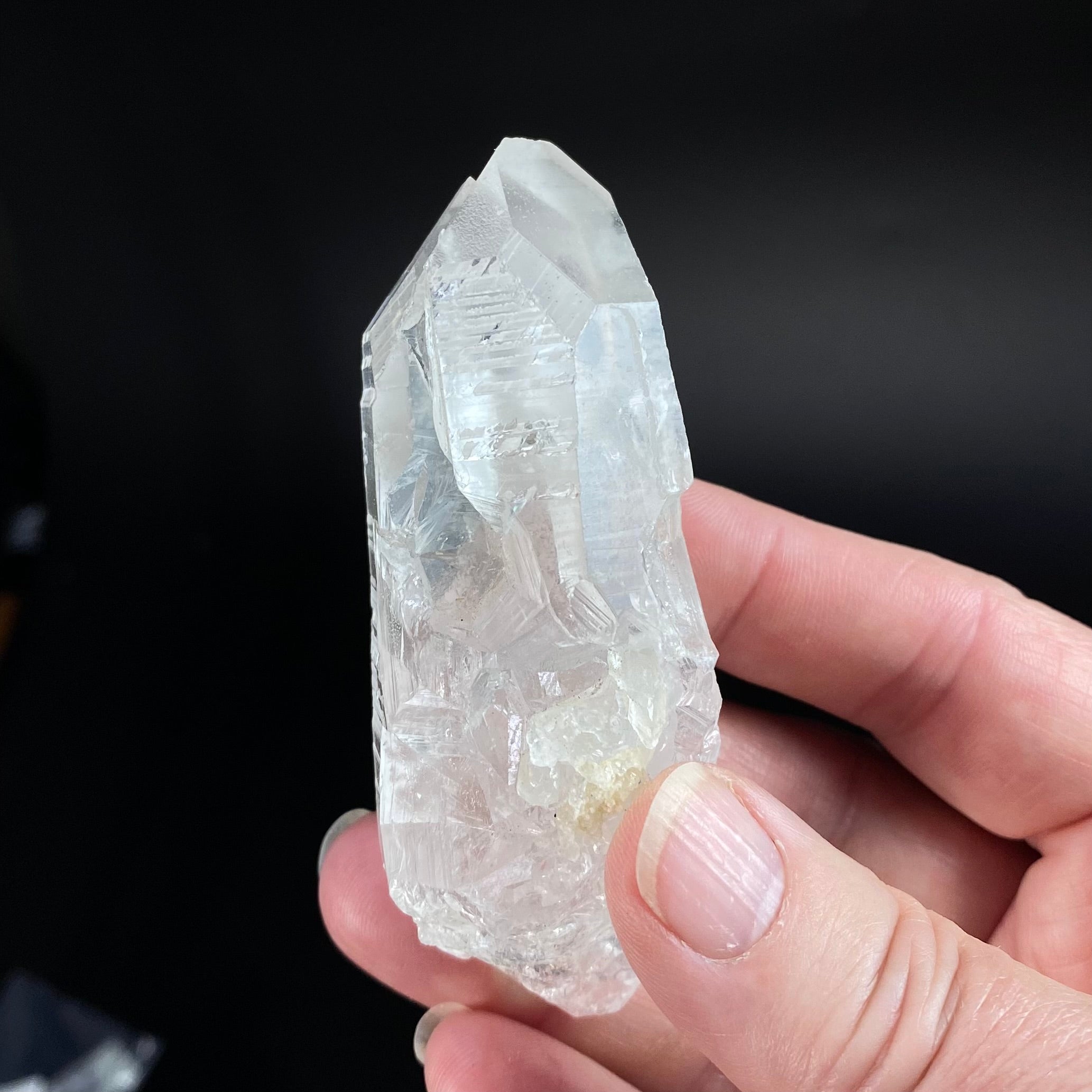 Unique Twin Quartz Crystal with Multiple Record Keepers