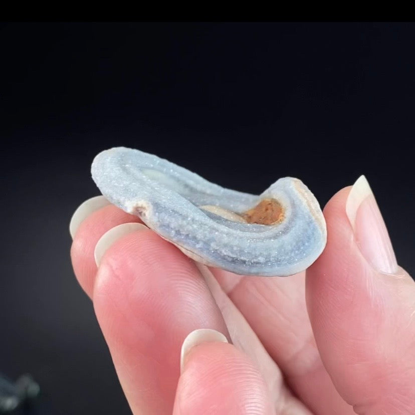 Druzy Chalcedony Concretion from Rio Grande do Sul, Brazil