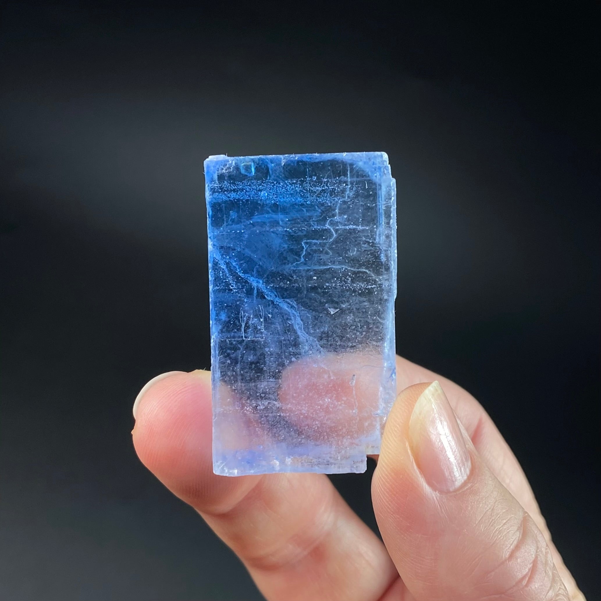 Blue Halite Crystal Specimen from Turkey