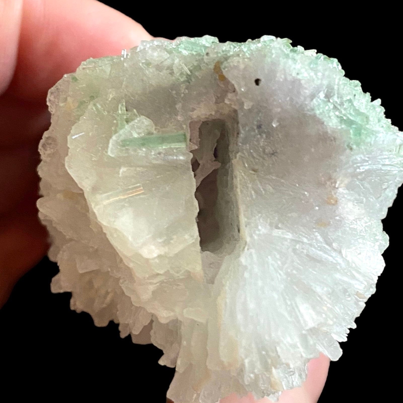 Green Tourmaline on Cleavelandite with Lepidolite, Mawi, Nuristan, Afghanistan