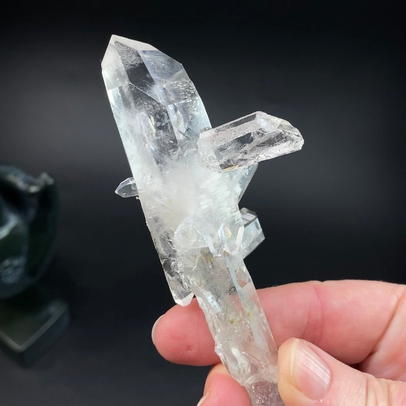 Double Terminated Quartz Crystal Cluster from Minas Gerais, Brazil