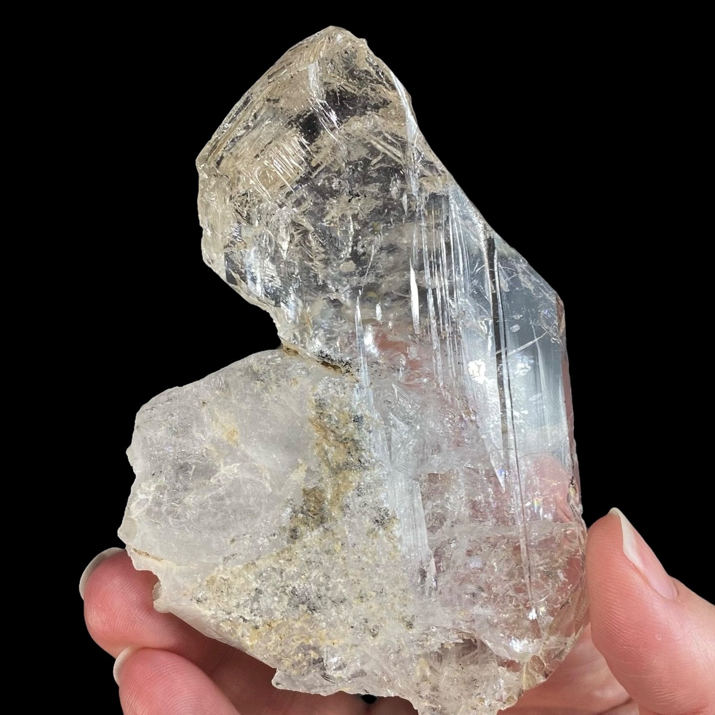Unique Fenster Skeletal Tabular Quartz Crystal from Balochistan Pakistan
