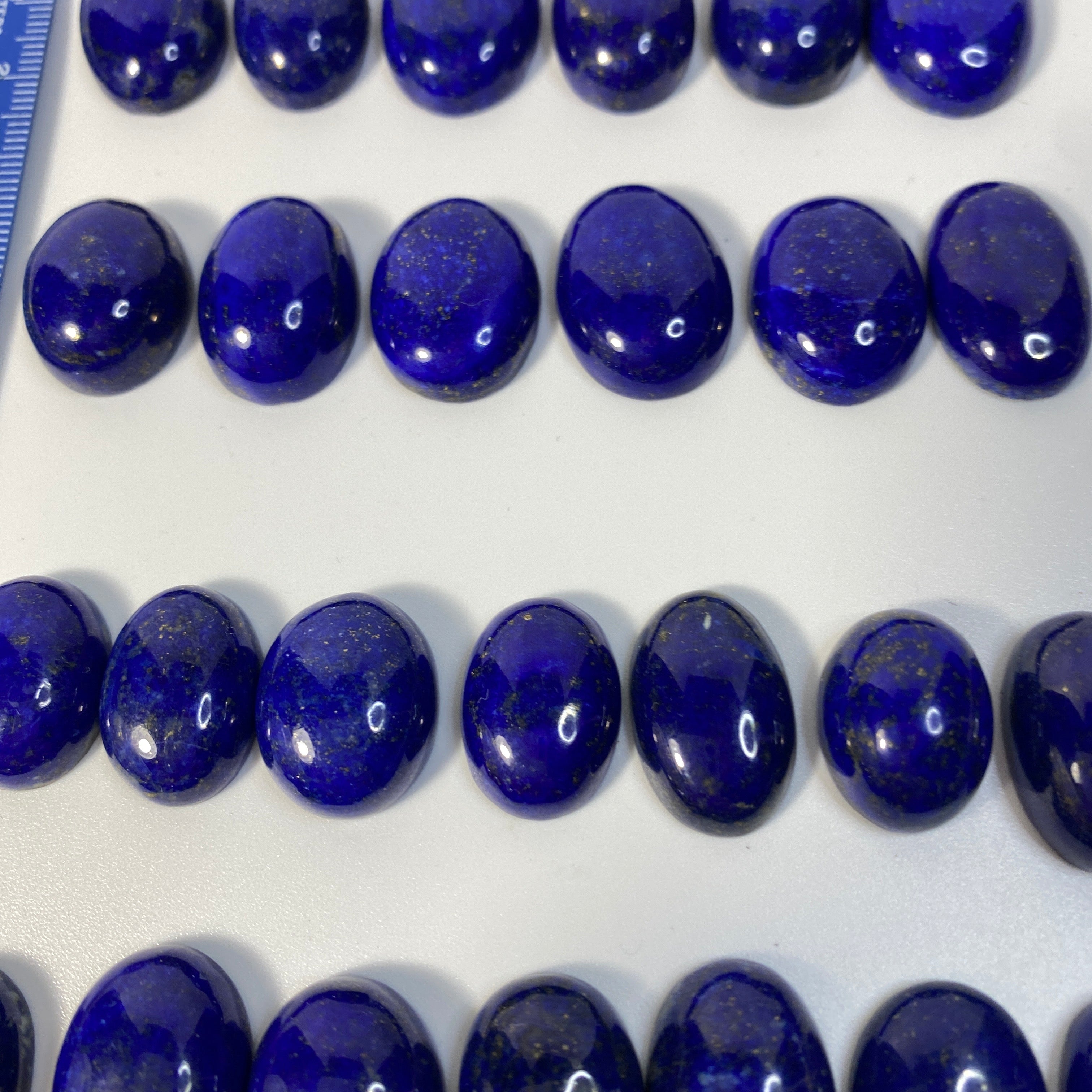 RESERVED FOR GAIL - High Grade Lapis Lazuli & Pyrite Cabochon Lot