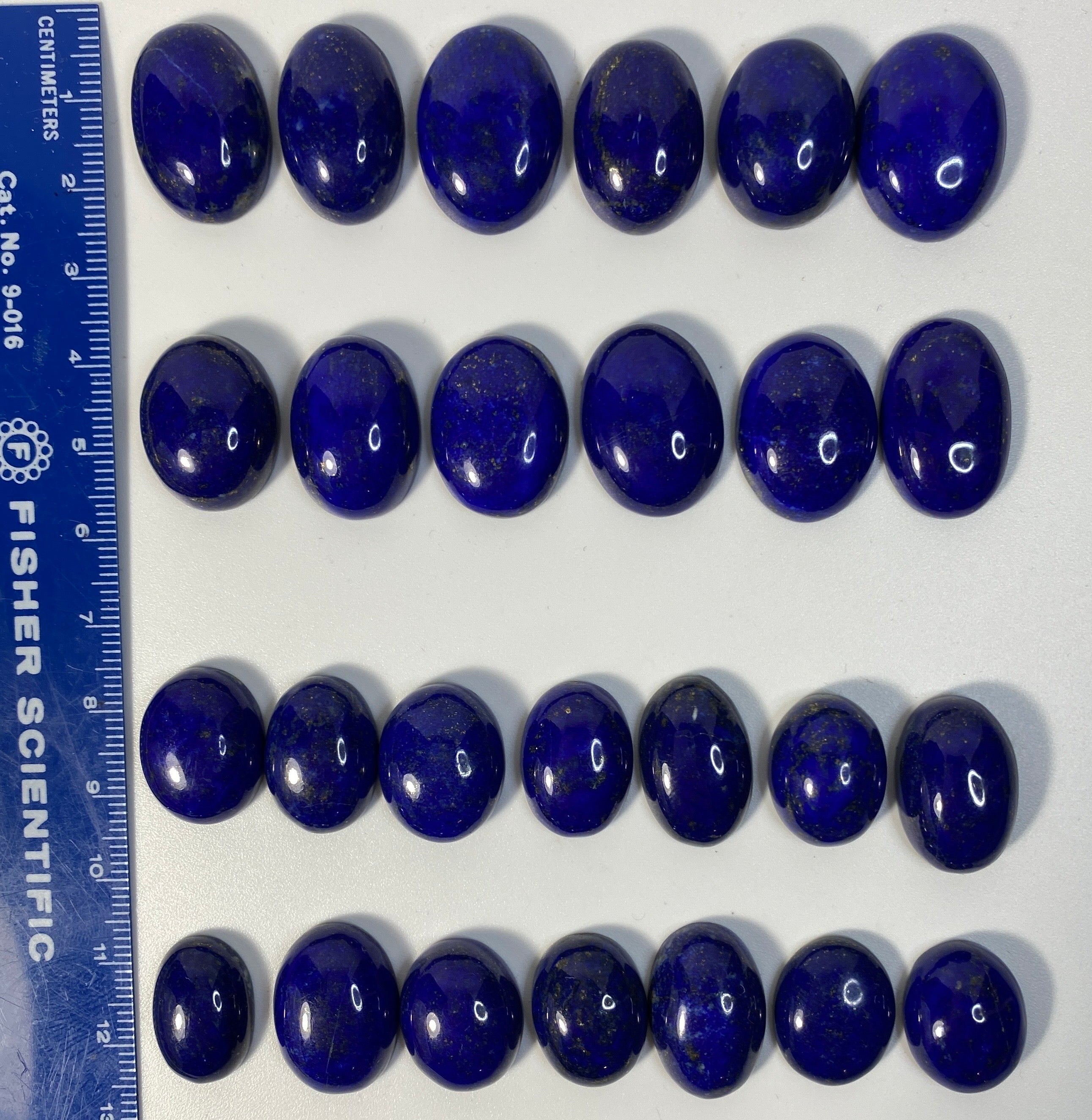 RESERVED FOR GAIL - High Grade Lapis Lazuli & Pyrite Cabochon Lot