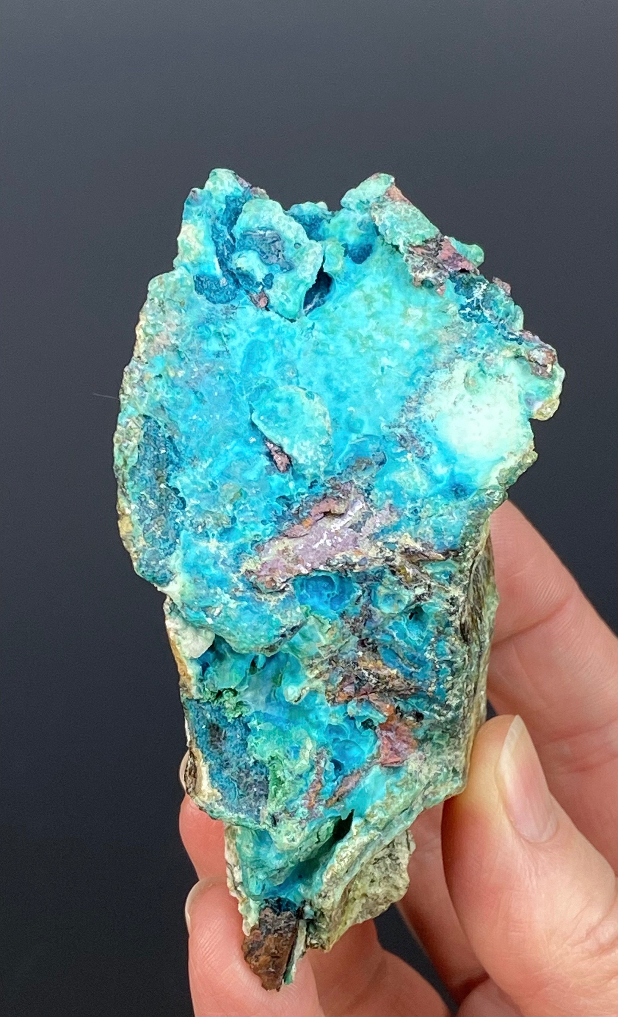 Chrysocolla & Copper Indonesian Copper Web Specimen