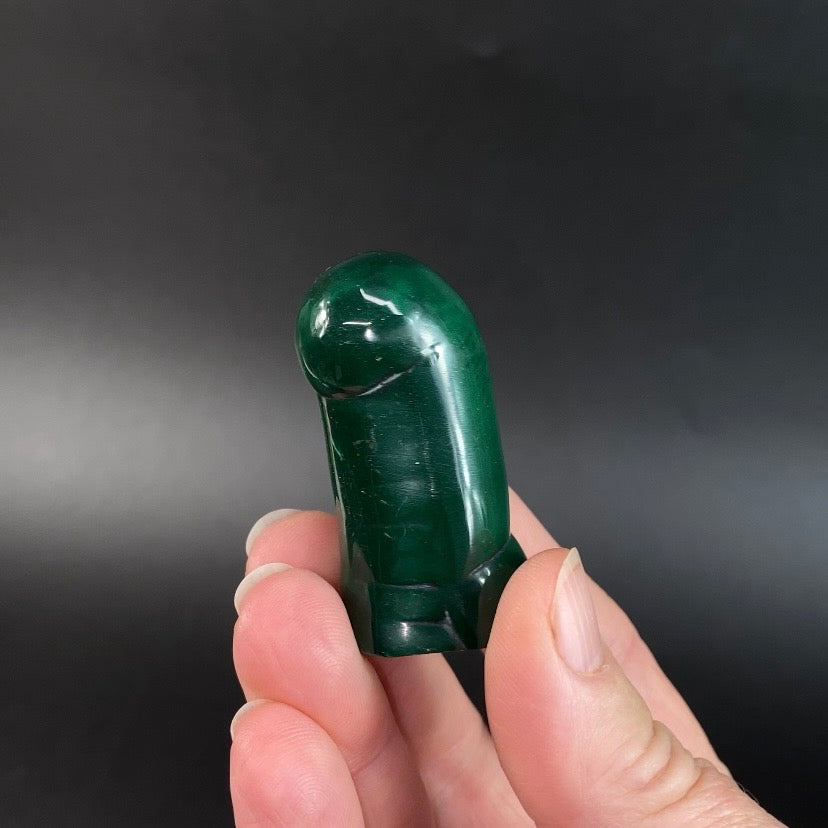 Malachite Polished Stalactite, Kolwezi, DR Congo