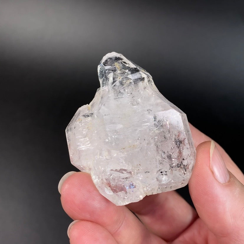 Double Terminated Tabular Clear Quartz Crystal