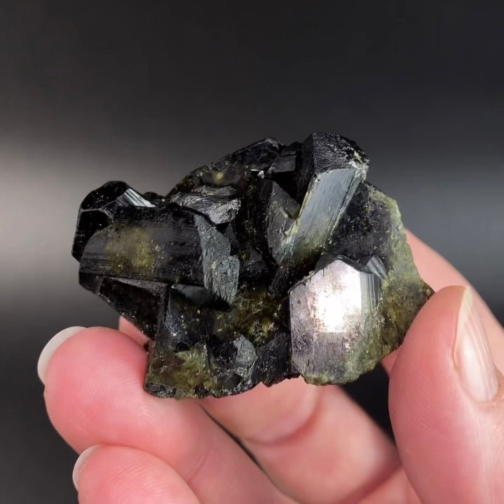 Epidote Crystal Cluster