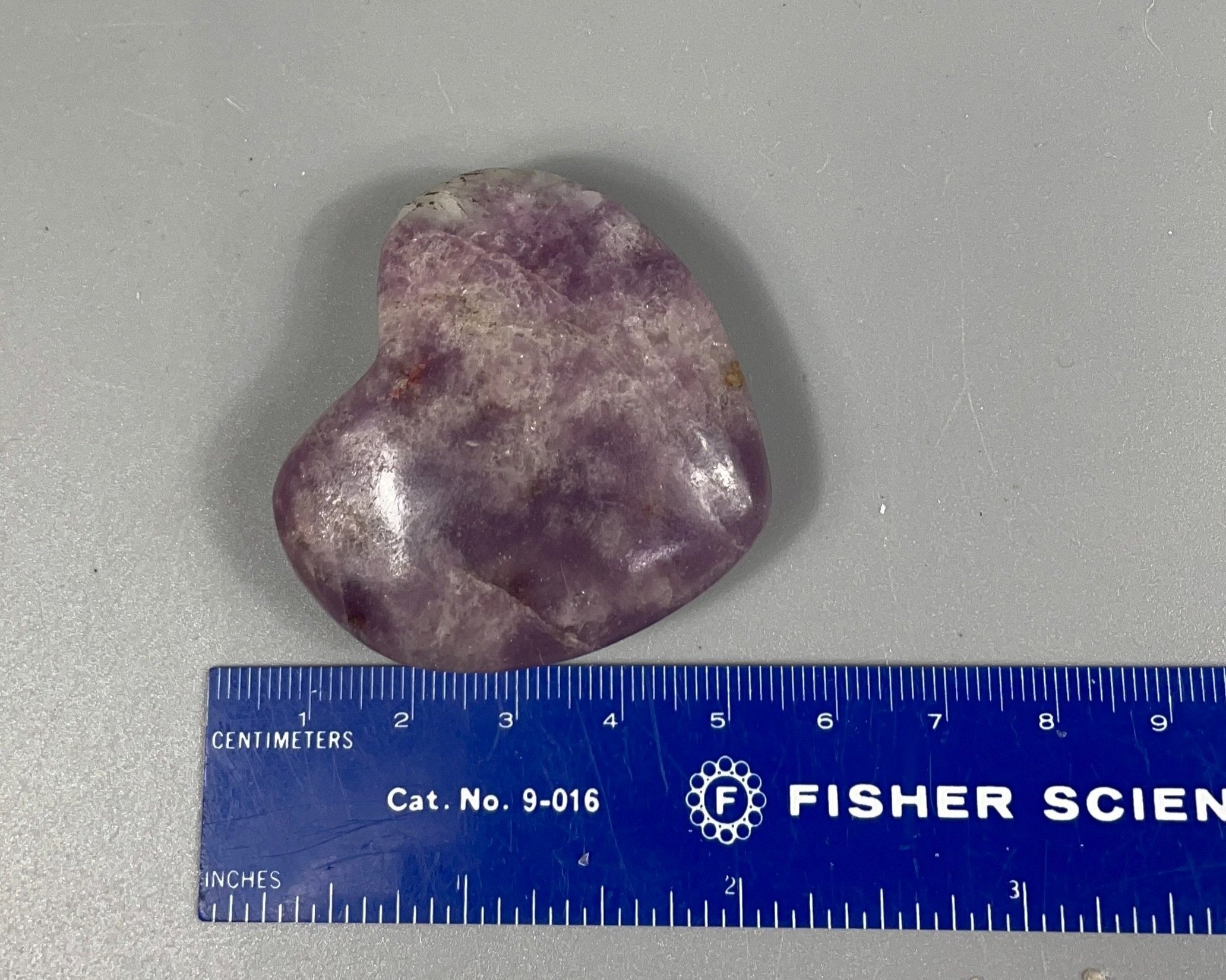 Lepidolite Polished Heart