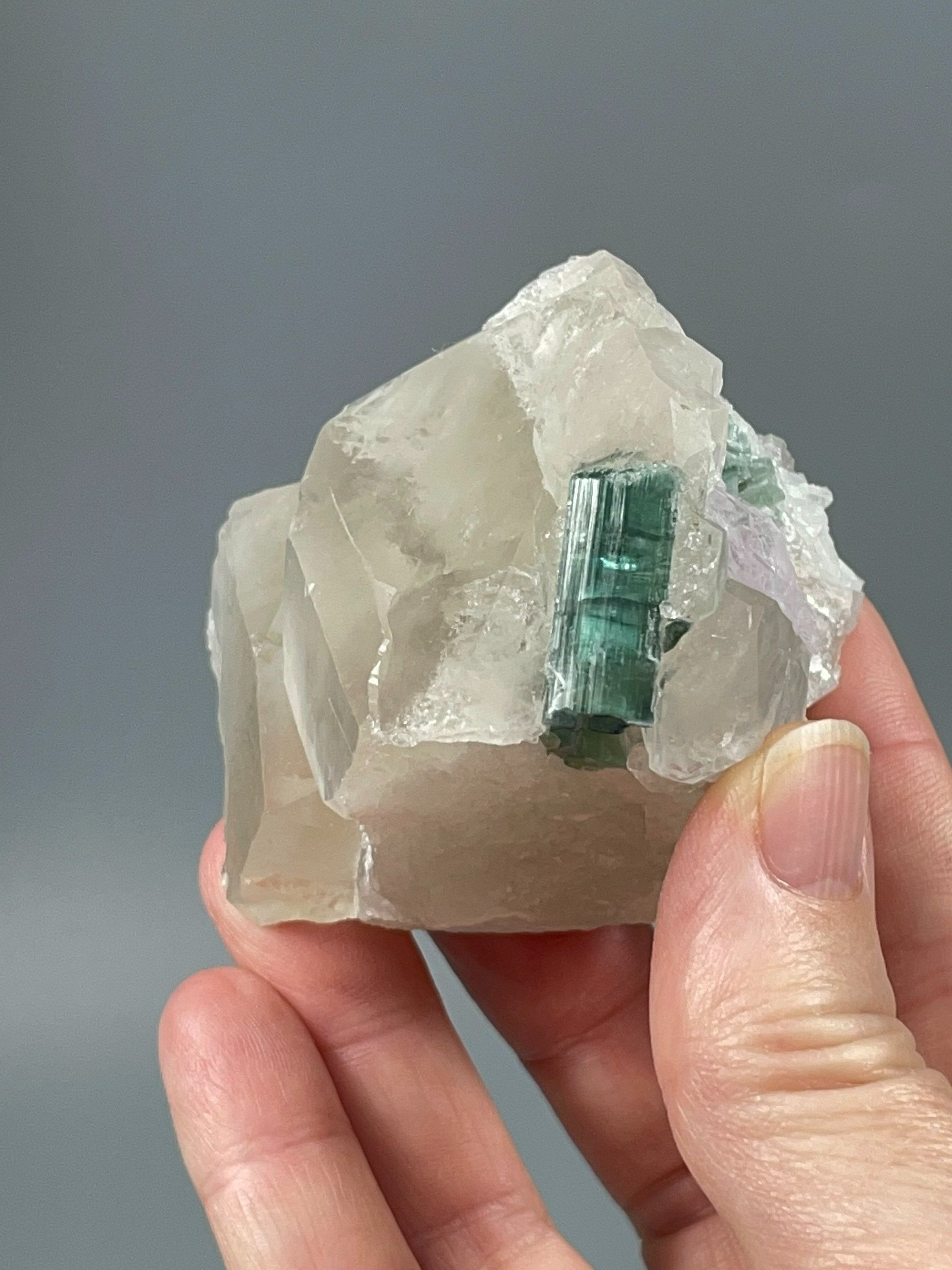 Uvite Tourmaline in Smoky Quartz online