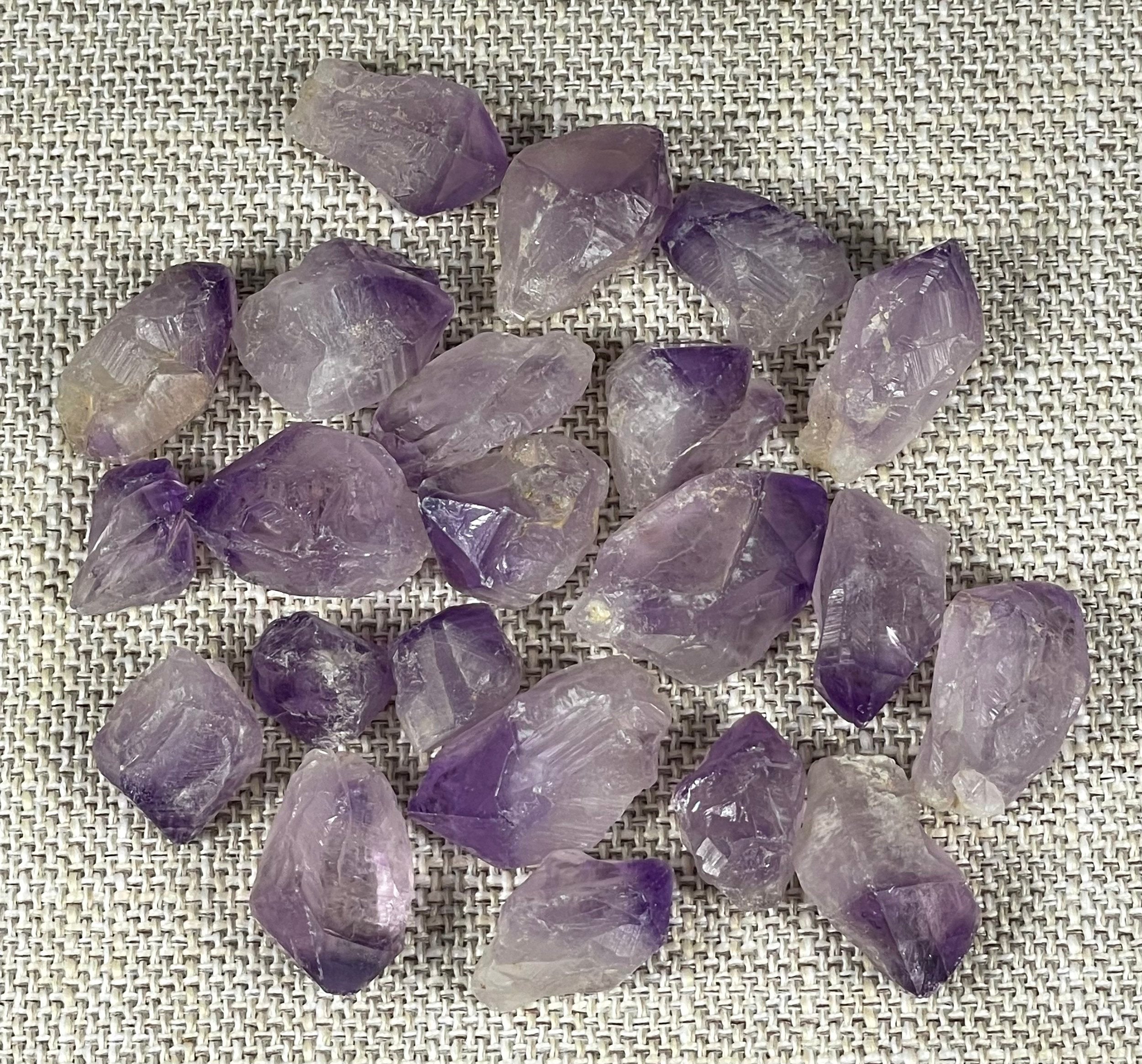 One Purple Amethyst Quartz Crystal Point